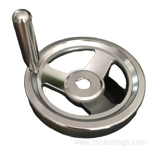 Hand wheel of cast iron chrome hand wheel